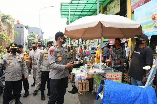 Kapolda Jabar Tinjau Pelaksanaan Ops Yustisi di Wilkum Polres Bogor