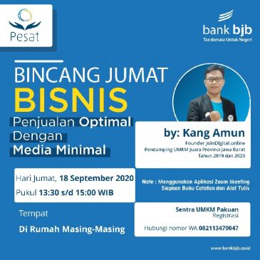 Bincang Bisnis Online bank bjb Ulas Trik Promosi Jualan Laris