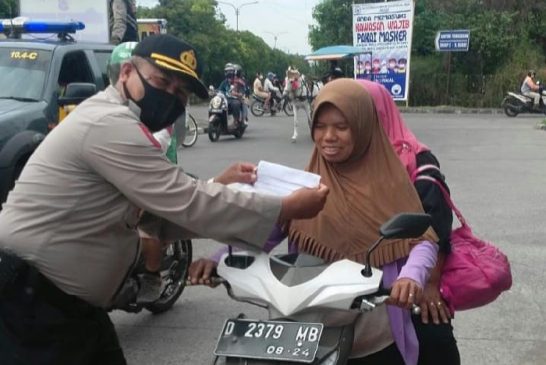 Polrestabes Bandung Gelar Ops Yustisi Penegakan Disiplin Prokes
