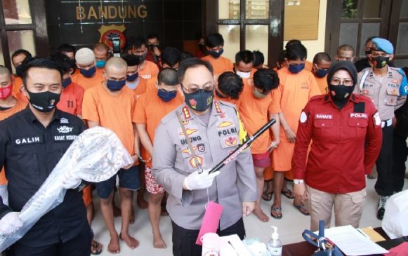Sebulan Ini, Polrestabes Bandung dan Jajaran Amankan 14 Pelaku Curanmor