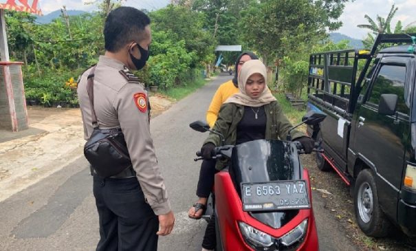 Sebanyak 25 Orang Pelanggar Prokes Terjaring Ops Yustisi di Wilkum Polres Kuningan