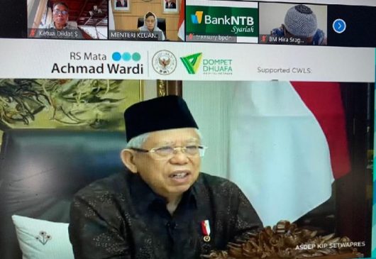 Retina dan Glaukoma Center RS Mata Achmad Wardi Diresmikan Wapres RI