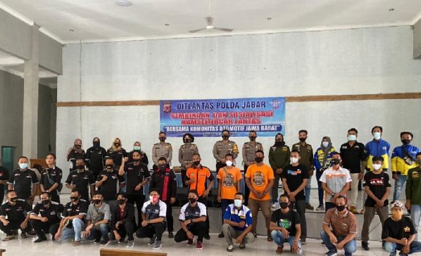 Dit Lantas Polda Jabar Ajak Komunitas Otomotif Jadi Pelopor Kamseltibcar Lantas dan Prokes 3M