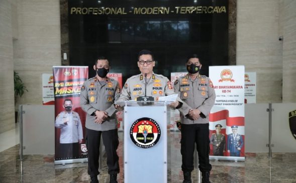 Lalai Terapkan Prokes Covid-19, Kapolri Copot 2 Kapolda