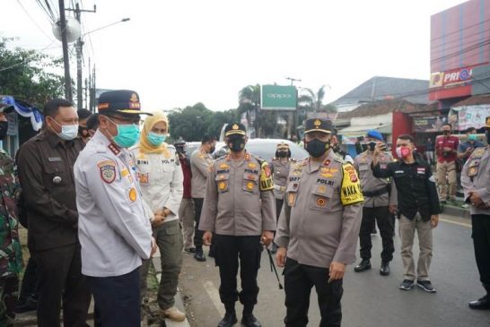 Wakapolda Jawa Barat Cek Kesiapan Pospam di Wilayah Hukum Polres Cimahi Polda Jabar