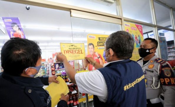 Sebanyak 4 Mini Market di Kota Bandung Disegel