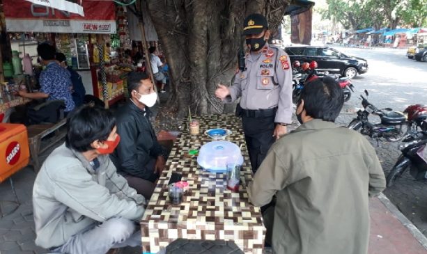 Polres Cirebon Kota Laksanakan Ops Yustisi Penerapan Prokes 3M