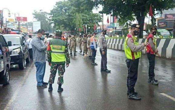 Polres Majalengka Bersama 3 Pilar, Jaring 15 Orang Pelanggar Prokes