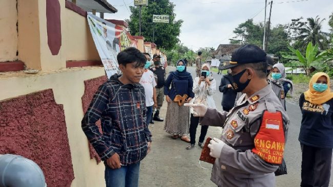 Polres Tasikmalaya Terus Laksanakan Himbauan Ops Yustisi Gaktibplin Prokes