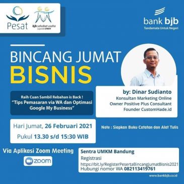 Ikuti Webinar Besok, Bahas Trik Pemasaran WhatsApp dan Google My Business