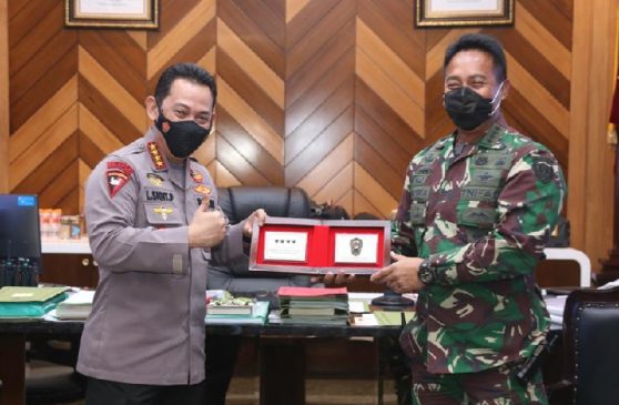 Kunjungan Kehormatan, Giliran KSAD Dikunjungi Kapolri Jenderal Listyo Sigit