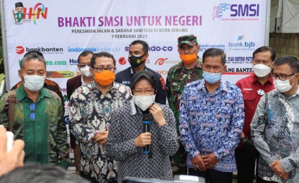 Mensos Risma Apresiasi Langkah Kemanusiaan SMSI Dalam Rangka HPN 2021