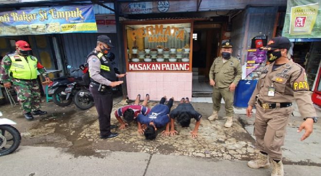 Ops Yustisi Polresta Bandung Tindak Tegas Pelanggar Prokes