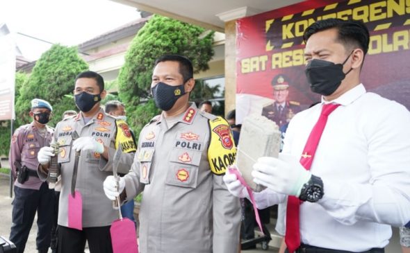 Satreskrim Polresta Bandung Tangkap Pelaku Pembunuhan di Dayeuh Kolot