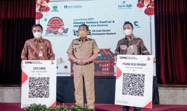 bank bjb Dorong Merchant di Cibadak Culinary Night Gunakan Pembayaran QRIS
