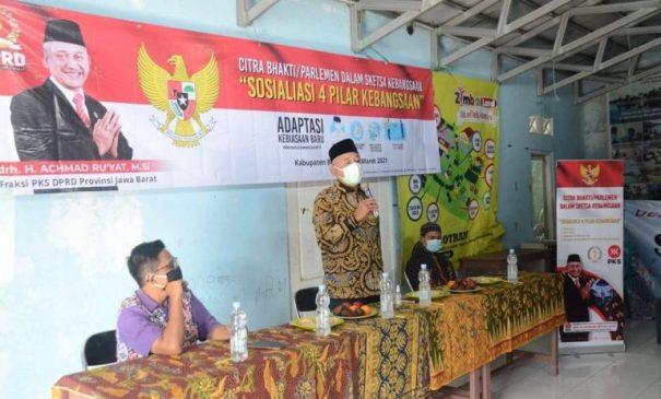 Achmad Ru’yat Sosialisasikan 4 Pilar Kebangsaan di Kabupaten Bogor