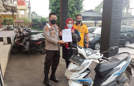 Gelar Operasi Jaran, Polsek Cileungsi Amankan Motor Warga yang Hilang