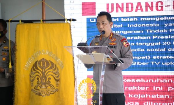Kapolri Berikan Kuliah Umum di UI, Beberkan Peran Polri Tingkatkan Kerukunan Hidup Berbangsa