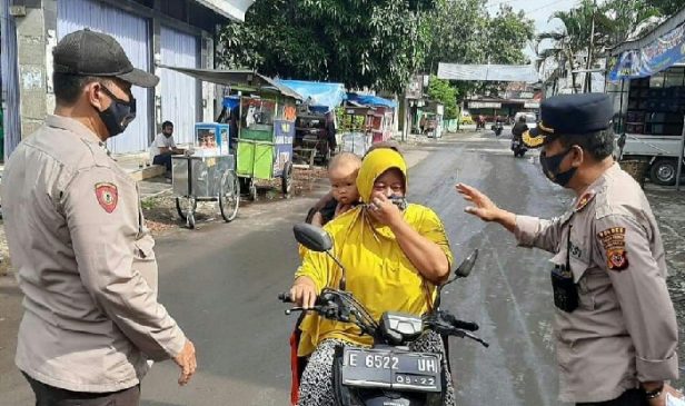Polres Majalengka Pimpin Ops Yustisi Imbau Warga Patuhi Penerapan Prokes