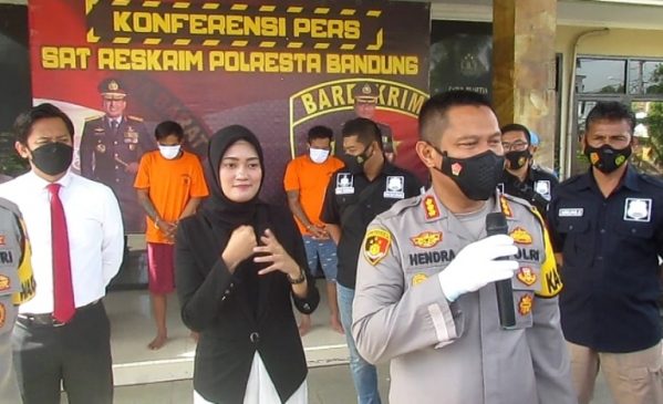 Polresta Bandung Amankan Enam Pelaku Pemerasan kepada Sopir Truk