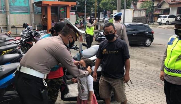 Polresta Cirebon Laksanakan Ops Yustisi Penegakan Pendisiplinan Prokes