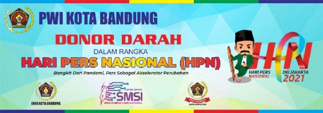 Rangkaian HPN 2021, PWI Kota Bandung Akan Gelar Baksos Donor Darah
