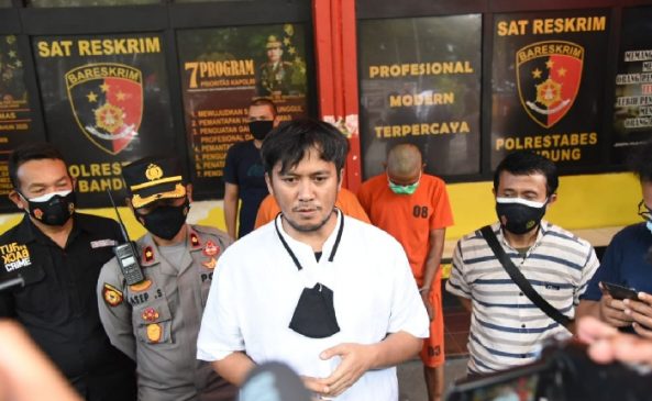 Sat Reskrim Polrestabes Bandung Ringkus Jambret yang Beraksi Seret Korbannya di Kircon