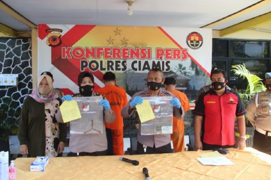 Satreskrim Polres Ciamis Berhasil Amankan Dua Pelaku Spesialis Pencurian Kendaraan Roda 4