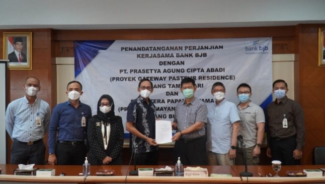bank bjb Jalin Kerjasama dengan PT. Prasetya Agung Cipta Abadi Untuk Proyek Gateway Pasteur Residence