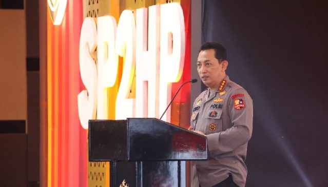 Kapolri Lauching SP2HP Online dan e-PPNS Berbasis Online