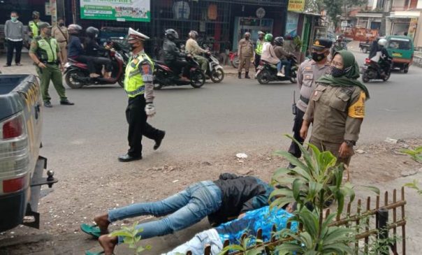 Polresta Bandung Bersama Koramil dan Sat Pol PP Lakukan Ops Yustisi Dalam Rangka PPKM