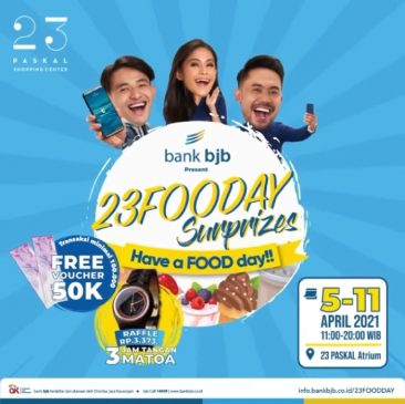 bank bjb Gelar Promo Belanja 23 FOODAY Surprizes di 23 Paskal Shopping Center Bandung