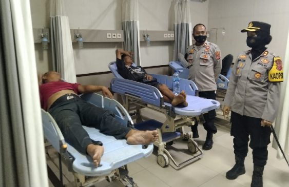 Kapolres Banjar Cek Kondisi Korban Kecelakaan Kerja Tersetrum Aliran Listrik