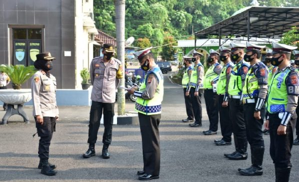 Kapolres Banjar Pimpin Apel Siaga Hari Buruh Internasional