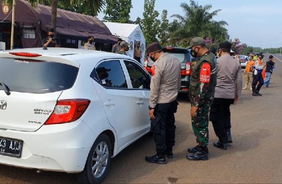 Larangan Mudik Hari Raya Idul Fitri, Polres Majalengka Putar Balik 407 Kendaraan Pemudik Nekat
