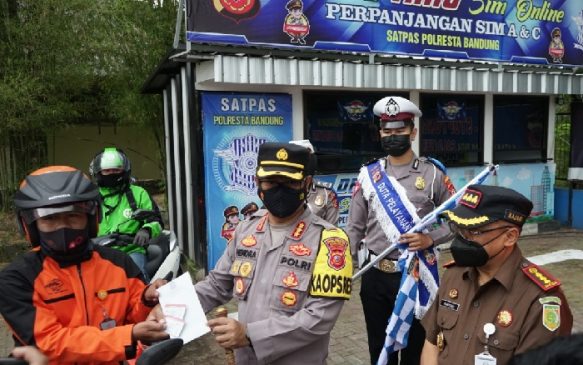 Sat Lantas Polresta Bandung Dukung Program Kapolri “Polri Presisi”