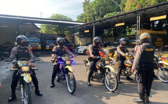 Sat Sabhara Polres Majalengka Intensifkan Patroli Jelang Hari Raya Idul Fitri