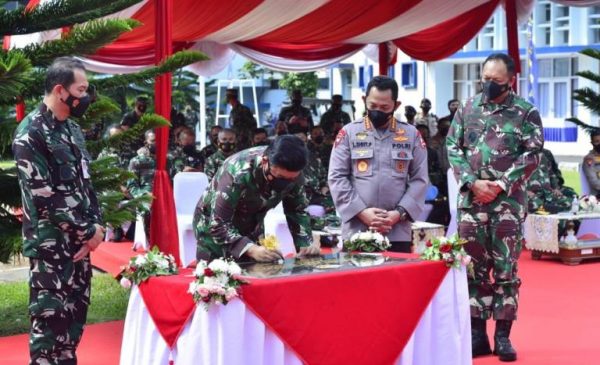 Sinergitas TNI-Polri, Panglima dan Kapolri Kunjungi Lembaga Pendidikan TNI dan Polri