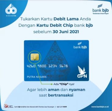 Nasabah bjb Wajib Ganti Kartu ATM Hingga 30 Juni 2021