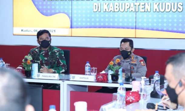 Panglima TNI dan Kapolri Perintahkan Ini, Saat Cek Penanganan Covid-19 di Kudus