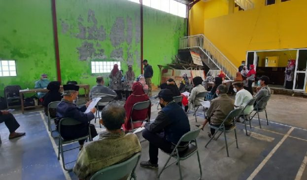 Personel Polresta Bandung Monitor Pelaksanaan Gebyar Vaksinasi Covid-19