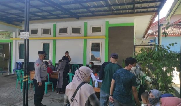Sukseskan Vaksin, Polres Majalengka Monitoring Vaksinasi Bagi Guru