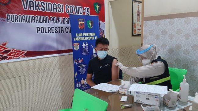 Vaksinasi Massal di Polresta Cirebon Peringkat Kedua Terbanyak se-Jawa Barat