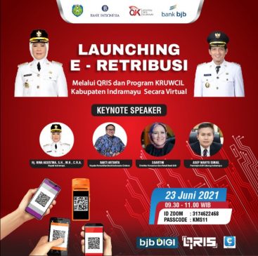 bank bjb Cabang Indramayu Kerja Sama dengan Pemkab Indramayu Luncurkan E-Retribudi QRIS