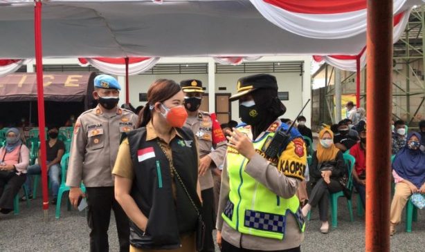 Buka Gerai Vaksin Presisi, Polres Sukabumi Kota Targetkan 1.000 Vaksinasi Perhari di Masa PPKM Darurat