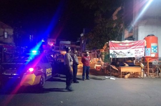Patroli Pos PPKM Darurat, Jajaran Polres Ciko Berikan Himbauan dan Teguran