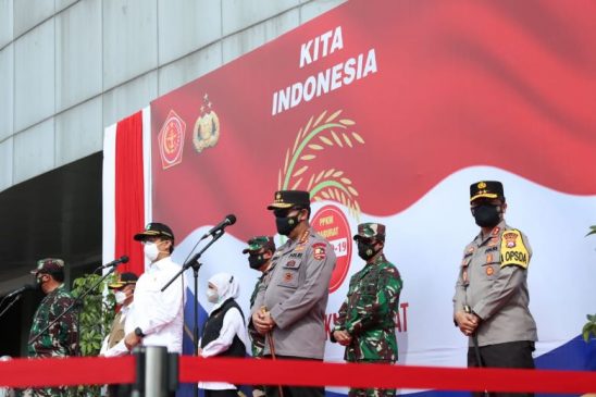 Sepanjang PPKM Darurat Hingga Berlevel, Polri Salurkan Bansos Sembako 723.773 Paket dan 3.863 Ton Beras