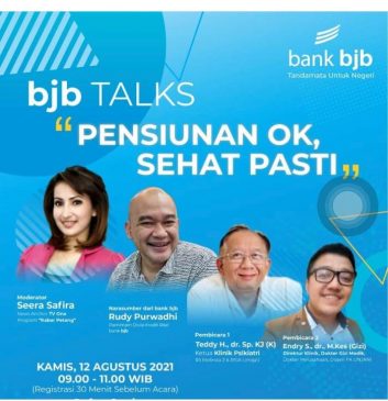 Ikuti bjb Talks Webinar “Pensiunan OK, Sehat Pasti”, Bahas Persiapan Masa Pensiun Anda