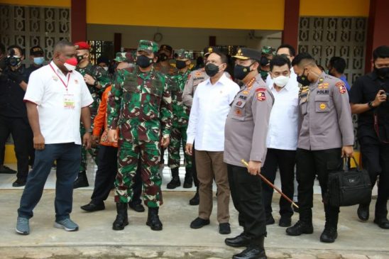 Kapolri Tinjau Venue PON di Mimika, Pastikan Pengamanan dan Prokes