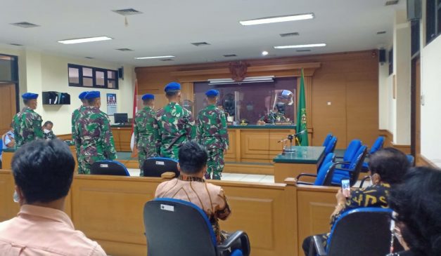 Pengadilan Militer II-09 Bandung Gelar Sidang Perdana Kasus Dugaan Pembunuhan Oleh 6 Oknum Anggota TNI AL di Purwakarta